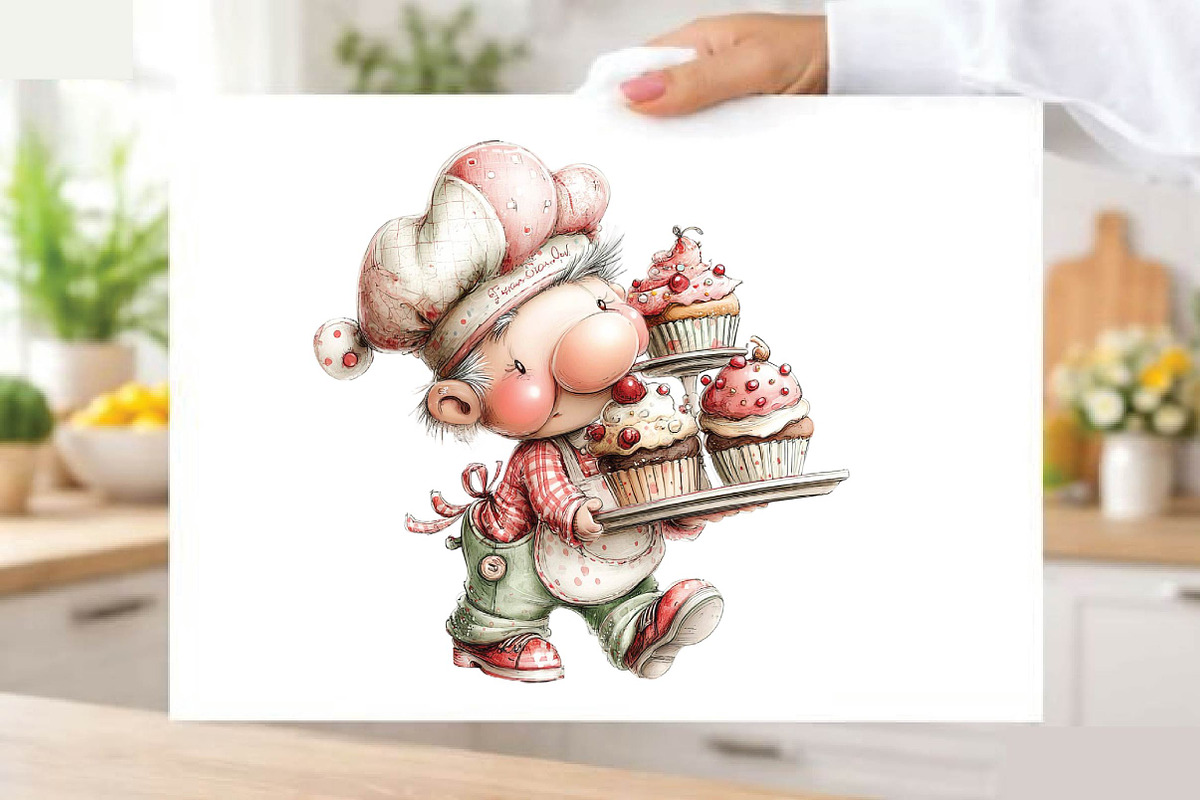 Summer Funny Grandma Clipart Bundle, an Illustration by SVGArt (Photo 6 of 9)