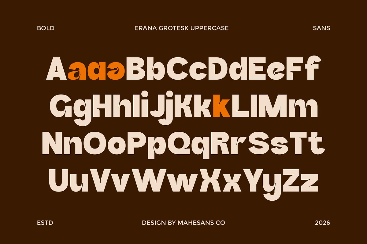 Erana Grotesk – Bold Sans Serif, a Sans Serif Font by Mahesans Co (Photo 8 of 10)