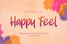 Happy Feel -Handwriting Display Font