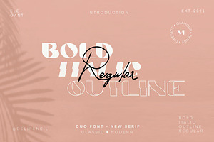 Molina - Duo Font Modern Serif