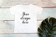 18 Kids White t-shirt Mockup bundle., a Print Template by MockupMarket (Thumbnail 7 of 19)