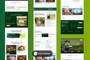 GreenHarvest - Agriculture, a Websites & App Template by SLAB! Design (Thumbnail 3 of 4)