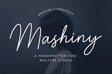Mashiny Handwritten Business Font