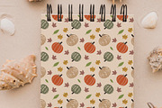 Boho Pumpkin Seamless Pattern, a Pattern Graphic by tchastudio (Thumbnail 3 of 11)