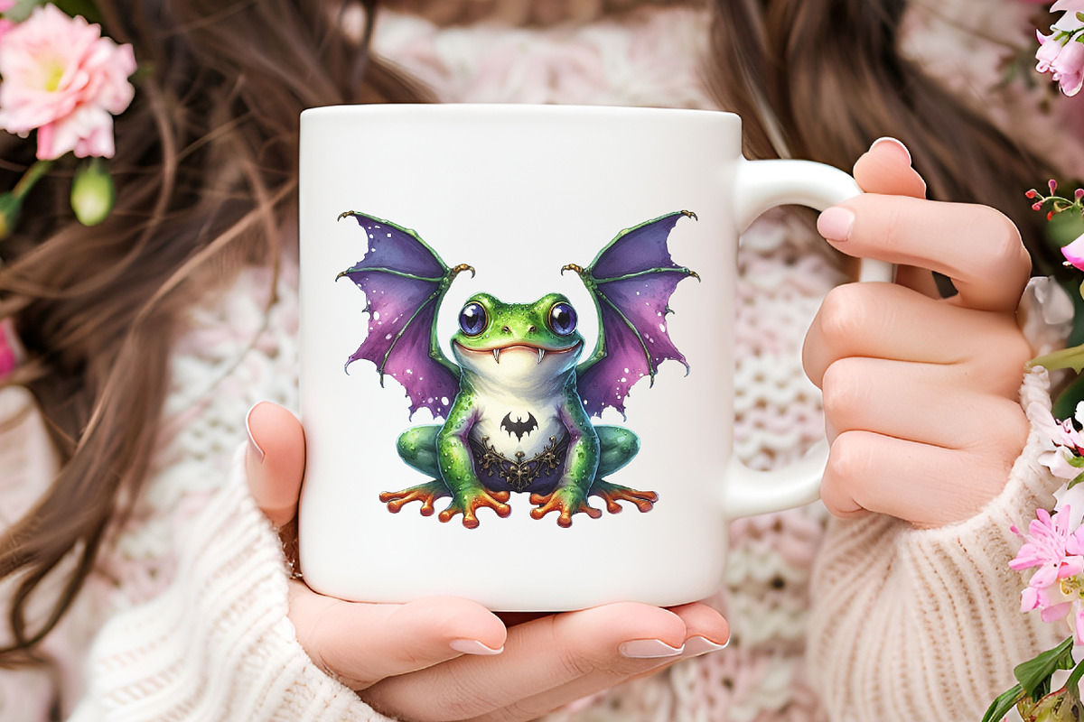 Funky Halloween Frogs Clipart, an Illustration by RobertsArt (Photo 6 of 7)