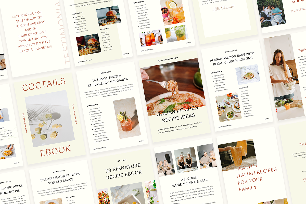 Cookbook Template | Canva, a Magazine Template by Ralony (Photo 8 of 10)