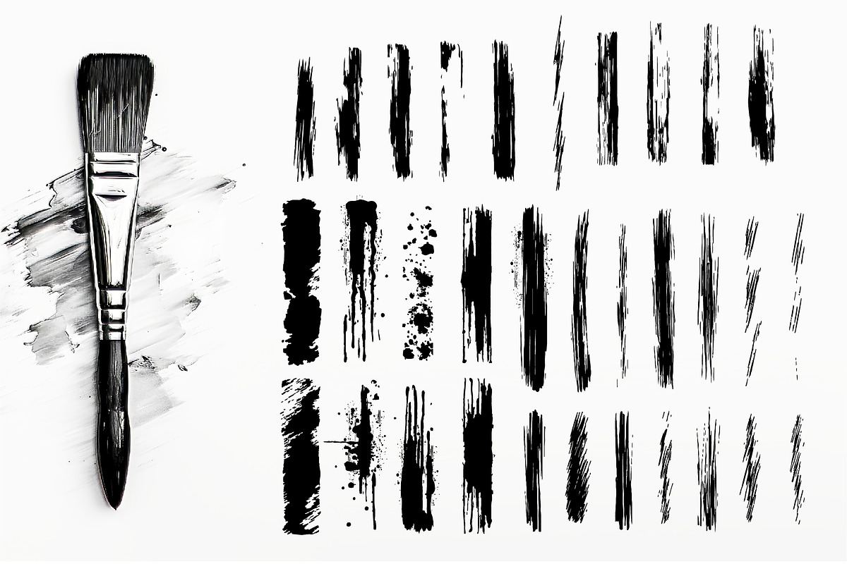 Dynamic Brush Strokes Collectio, a Brush Add-On by ZinetroN (Photo 2 of 5)