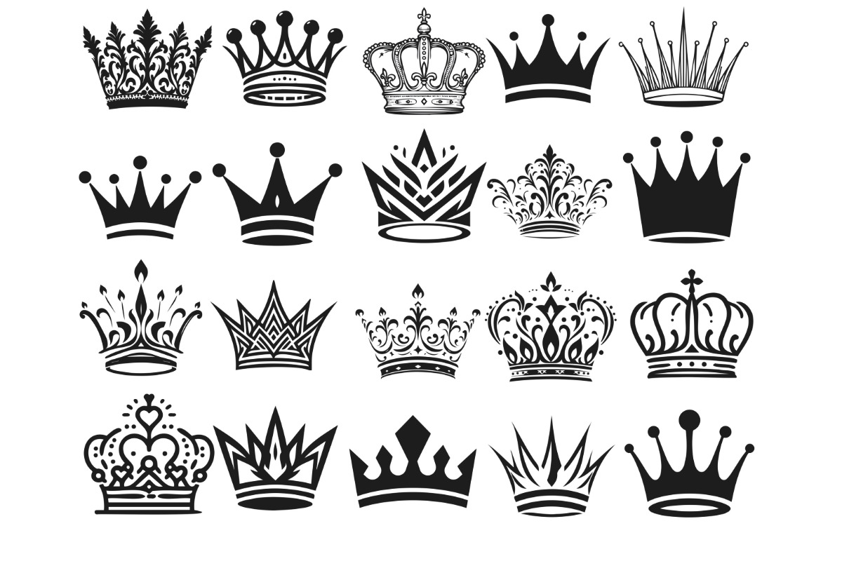 Royal Crowns Set 1 Procreate Brush, a Brush Add-On by Disasterology Ink (Photo 7 of 10)