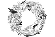 Wheel of Year. Vector art, a Seasonal Illustration by Nadia Murash (Thumbnail 2 of 3)