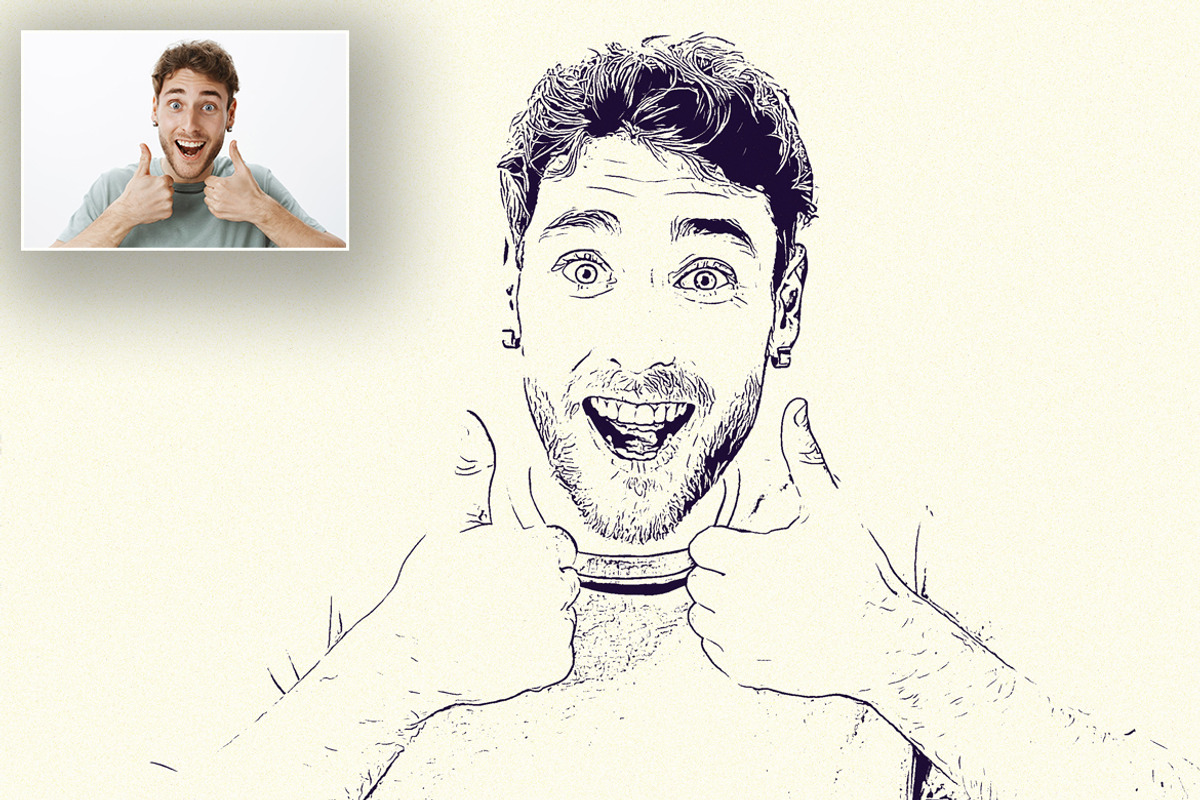 Pencil Sketch - Photo Effect, a Layer Style Add-On by Vatdesign (Photo 5 of 5)