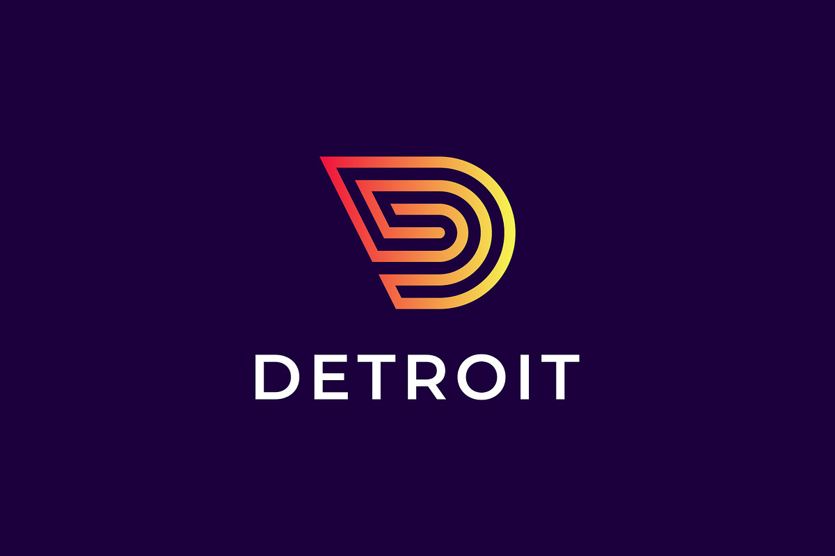D Logo/ Letter D Abstract Geometric, a Branding & Logo Template by Signatoro (Photo 2 of 2)