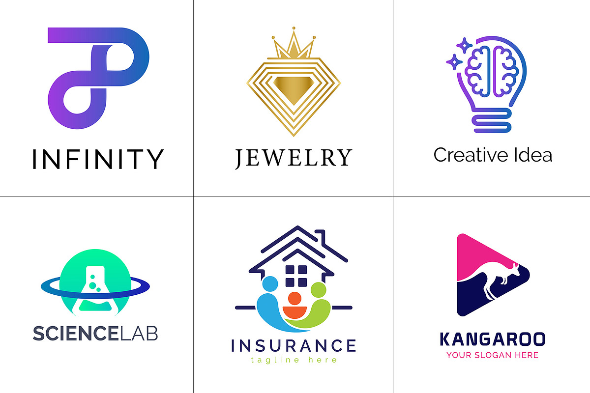 800+ Professional Logos Bundle, a Branding & Logo Template by Design Forest (Photo 32 of 48)