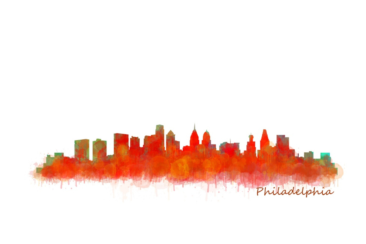 10 x Files Pack Philadelphia Skyline, an Illustration by HQPhoto Store (Photo 3 of 6)
