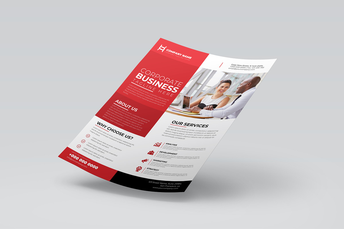 Business Flyer | Corporate Flyer, a Flyer Template by Designscozy (Photo 2 of 5)