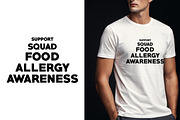 Food Allergy Awareness T-Shirt Desig, a Food Illustration by Unique Design Team (Thumbnail 3 of 5)