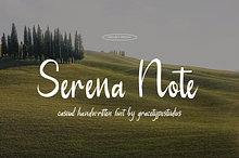 Serena Note Casual Handwritten Font