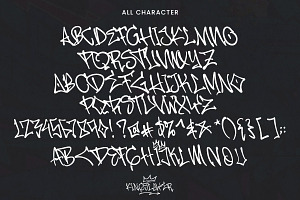 Kingslayer - Graffiti Font