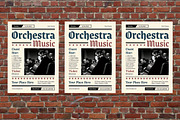 Classic Orchestra Music Flyer Set, a Flyer Template by Aiyari Graphic (Thumbnail 3 of 3)