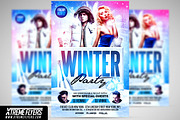 Winter Party Flyer, a Flyer Template by XtremeFlyers (Thumbnail 1 of 2)