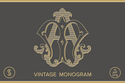 AM Monogram MA Monogram, an Illustration by Shuler Studio (Thumbnail 1 of 6)