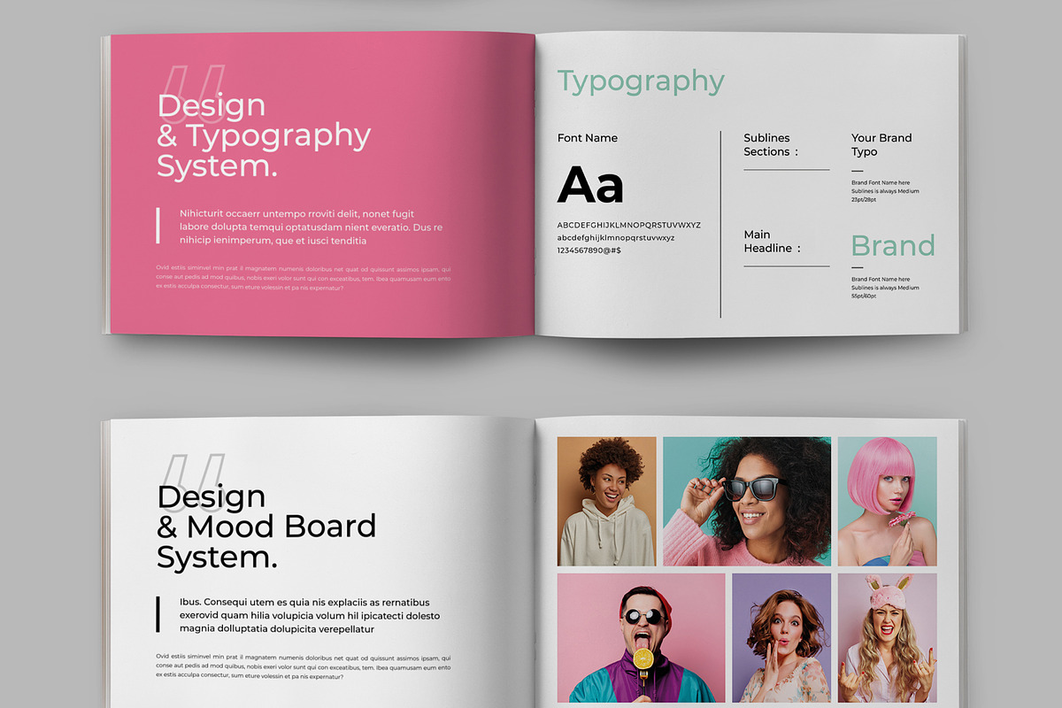 Brand Guideline Layout, a Brochure Template by ContestDesign (Photo 5 of 5)