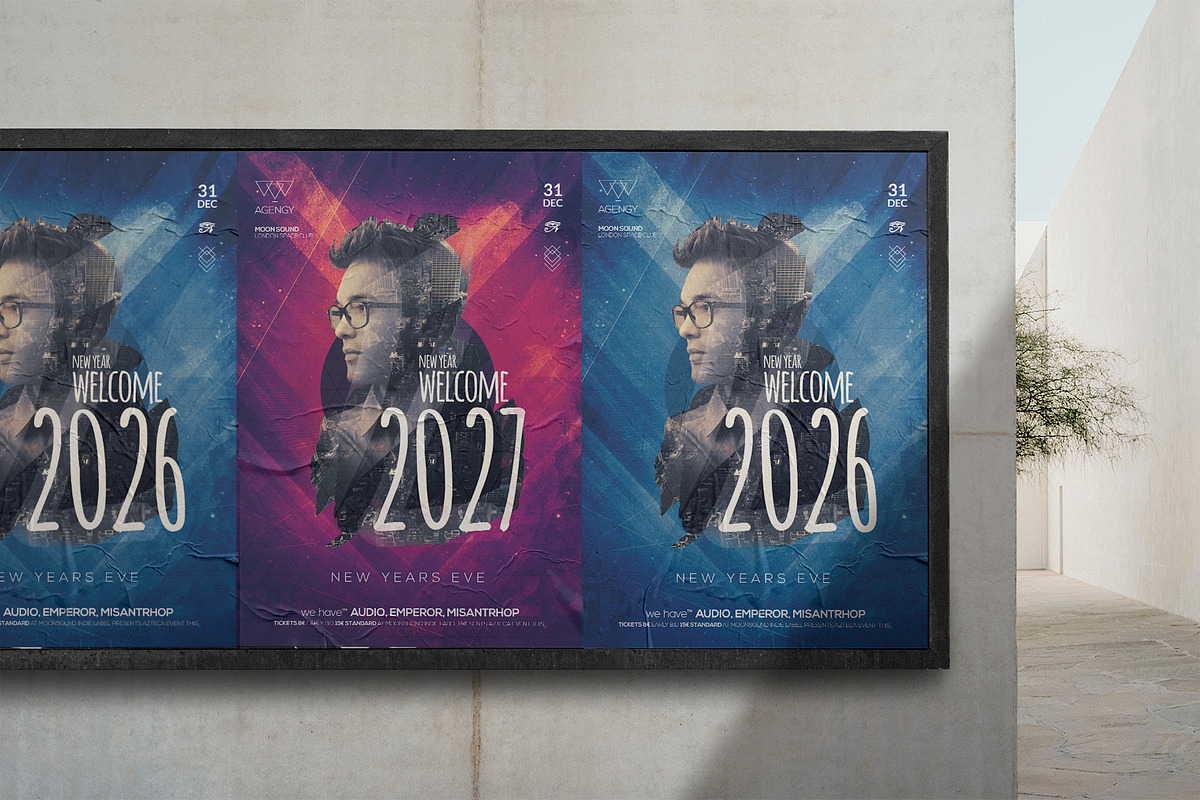 New Year Party, a Flyer Template by Human Made (Photo 3 of 3)