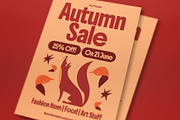 Autumn Sale Flyer, a Flyer Template by graphicook (Thumbnail 2 of 3)