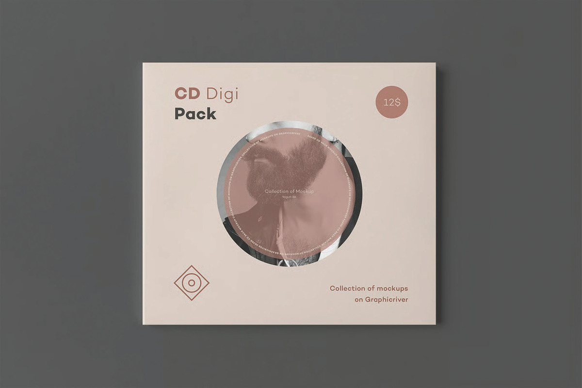 CD Digi Pack Mockup - Album Cover, an Advertising Mockup by DesignRushMarket (Photo 10 of 15)