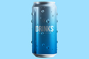 Aluminum Tin Can Mockup, an Advertising Mockup by CreativeShaper (Thumbnail 2 of 3)
