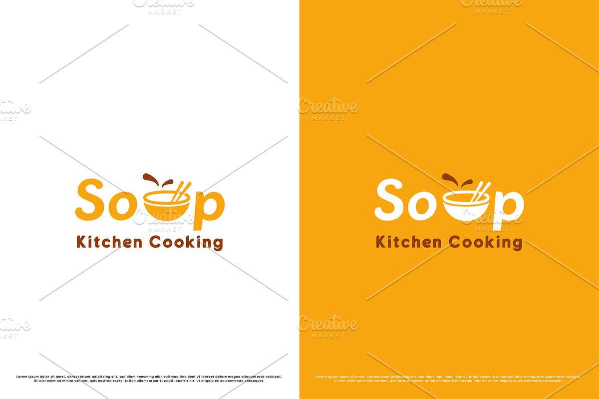 Soup Culinary Restaurant Logo Design, a Branding & Logo Template by Morvana Crew