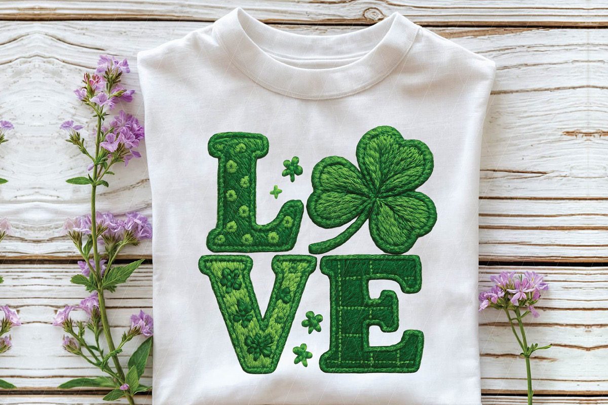 St. Patricks Day Love Sublimation Pn, an Illustration by DreamPrint404 (Photo 1 of 6)