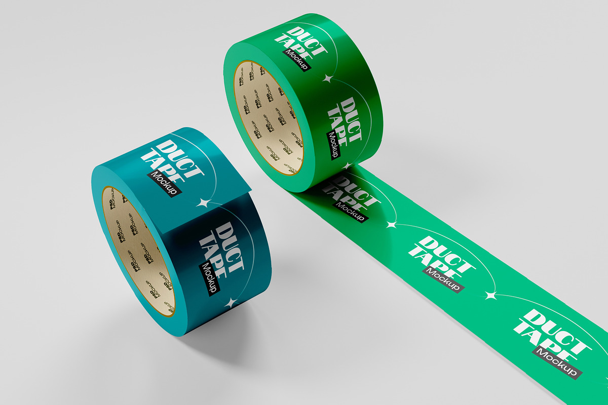 Duct Tape Mockup, a Packaging Mockup by Budogol Studio (Photo 3 of 4)