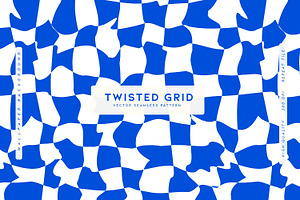 Twisted Grid, a Pattern Graphic by MalyskaStudio