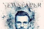 News Paper Mixed Media Art Effect, an Action Add-On by MRI STUDIO (Thumbnail 8 of 43)