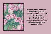 Distorted Nature – Pastel Grunge Art, an Illustration by BiancaXavier (Thumbnail 2 of 11)