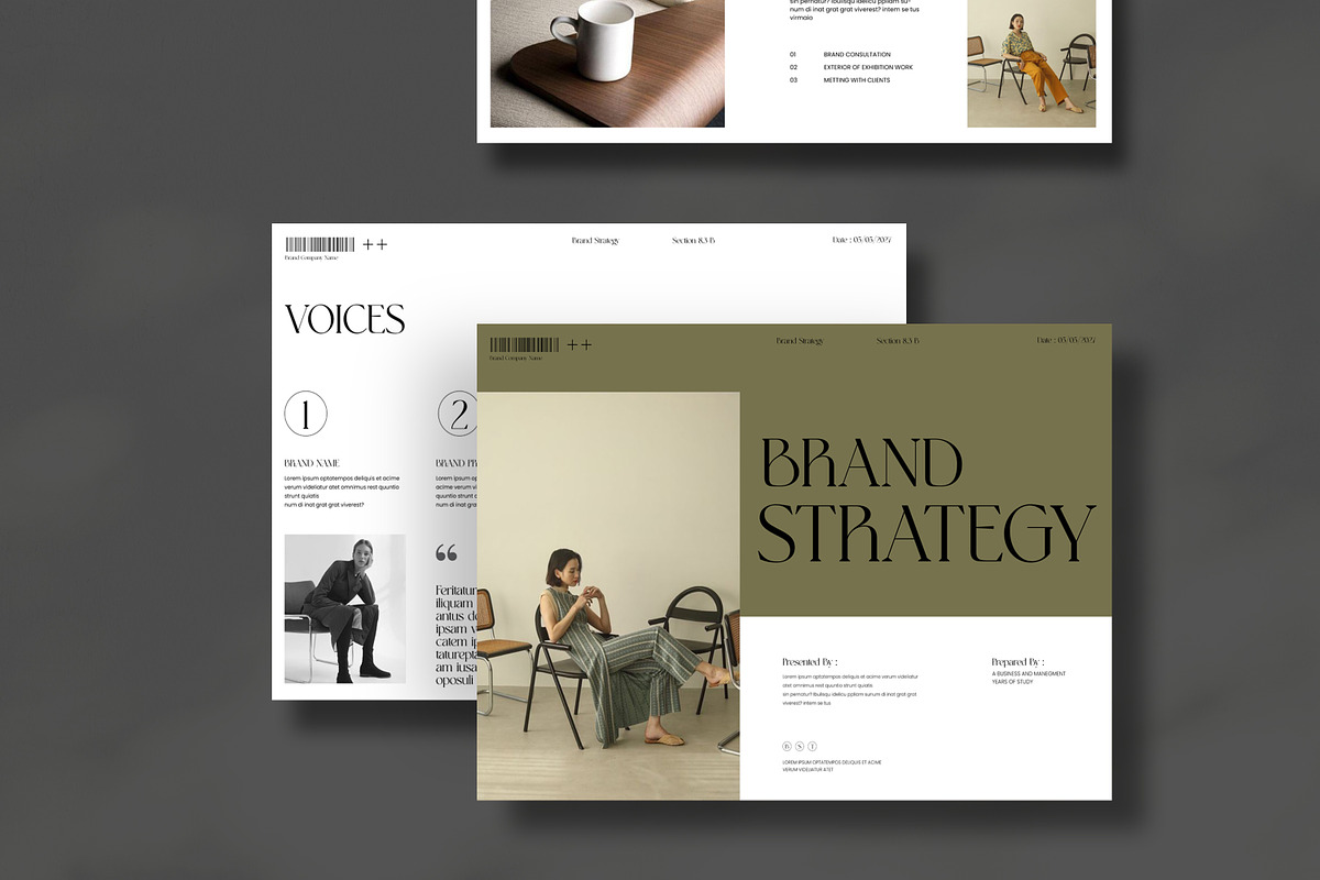 Brand Strategy Template, a Brochure Template by UpSolution (Photo 5 of 8)
