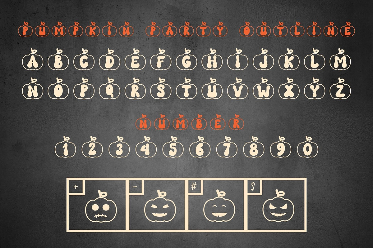 Pumpkin Party is a Halloween font, a Handwritten Font by Brown Cupple (Photo 9 of 10)