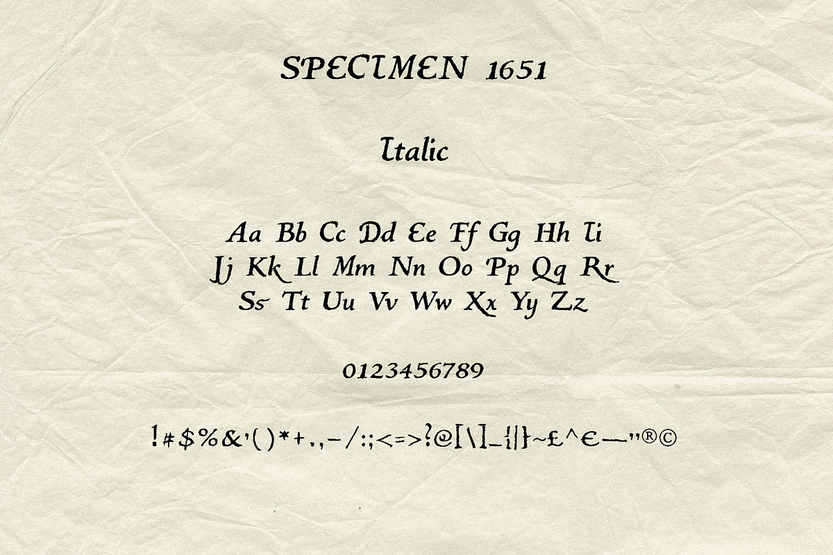 Specimen 1651: Vintage Font Family, a Serif Font by Mneme (Photo 12 of 14)