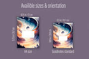 5 Galaxy GoodNotes Digital covers, a Templates & Theme by Illustrator Space (Thumbnail 2 of 7)