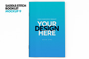 Saddle-Stitch Booklet Mockup Set, a Print Template by IFBdesign (Thumbnail 12 of 15)