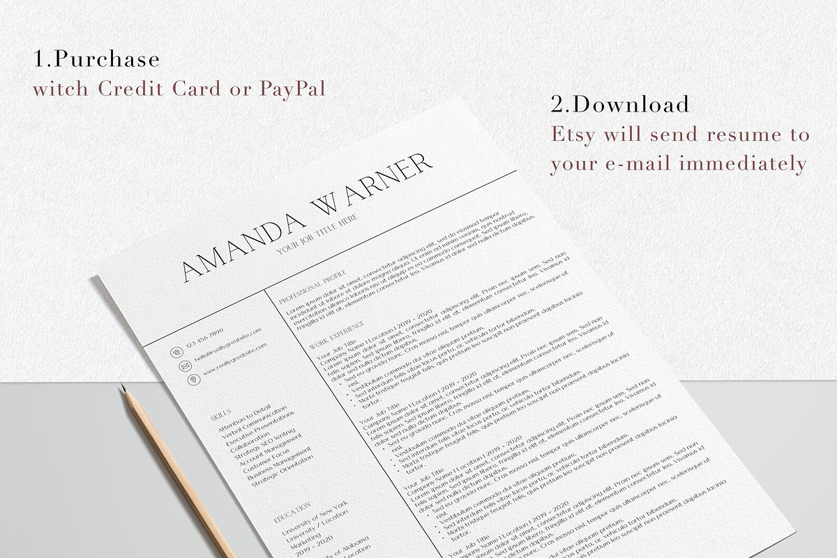 Canva Digital Resume Template, a Resume Template by LucaTheme (Photo 8 of 9)