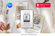 Funeral Invitation Canva Template, a Design Template by Snapybiz (Thumbnail 2 of 10)