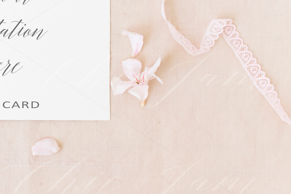 Wedding invitation mockup - psd/png, a Print Template by L'Aura Studio (Photo 3 of 3)