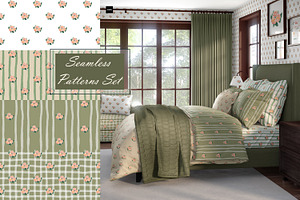 Vintage Watercolor Floral Patterns
