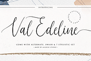 Val Edeline Font, a Script Font by Allouse Studio (Thumbnail 1 of 12)