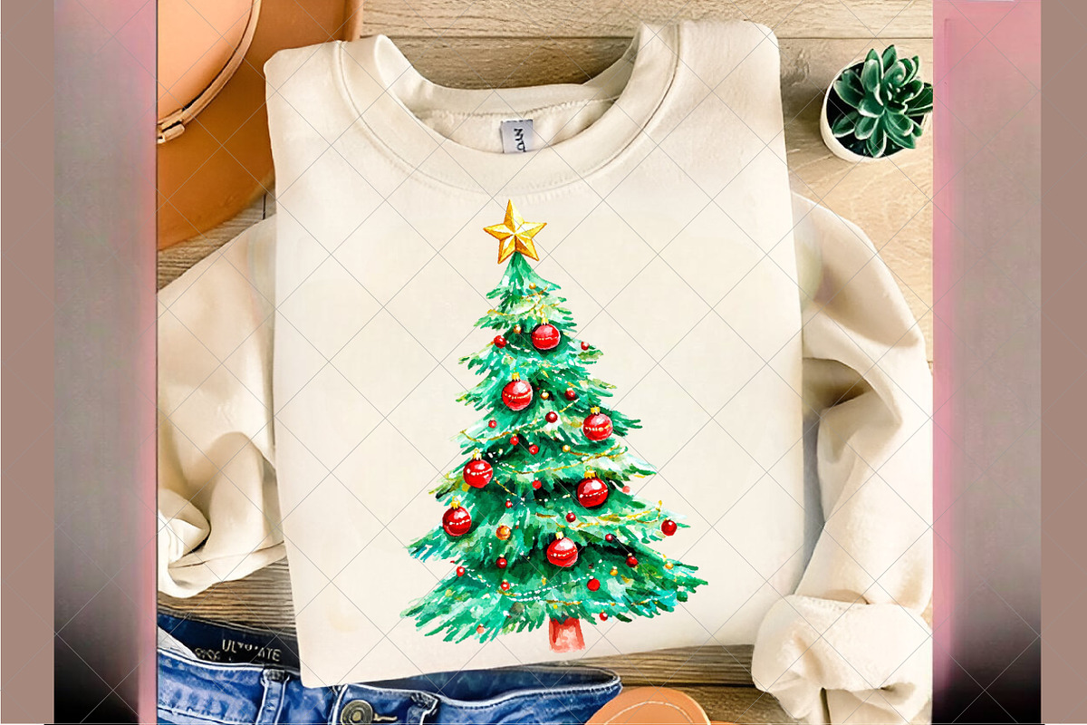 Christmas Tree Brush Stroke Bundle, an Illustration by SinaCreation (Photo 6 of 7)
