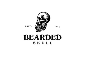 Beard Skull Logo