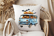 Retro Fall Halloween PNG Clipart, an Illustration by Pixels.Craft (Thumbnail 6 of 7)