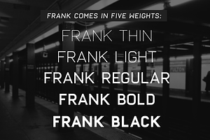 Frank - Display Sans With 20 Fonts