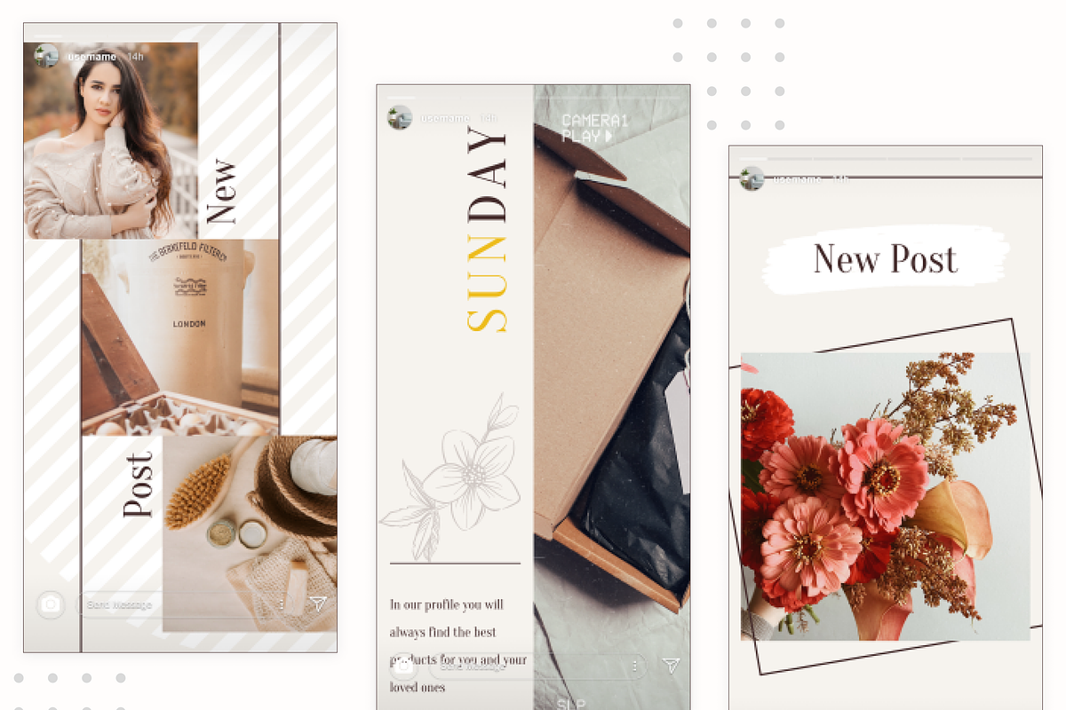 50 Canva templates (stories & feed), a Social Media Template by KaluginaWEB (Photo 12 of 13)